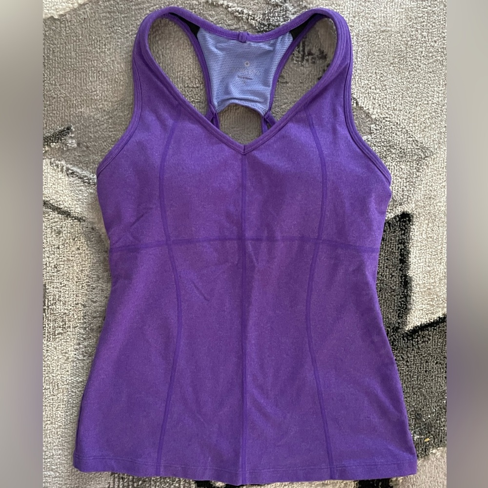 Athleta Purple Racerback Tank Top Size Small